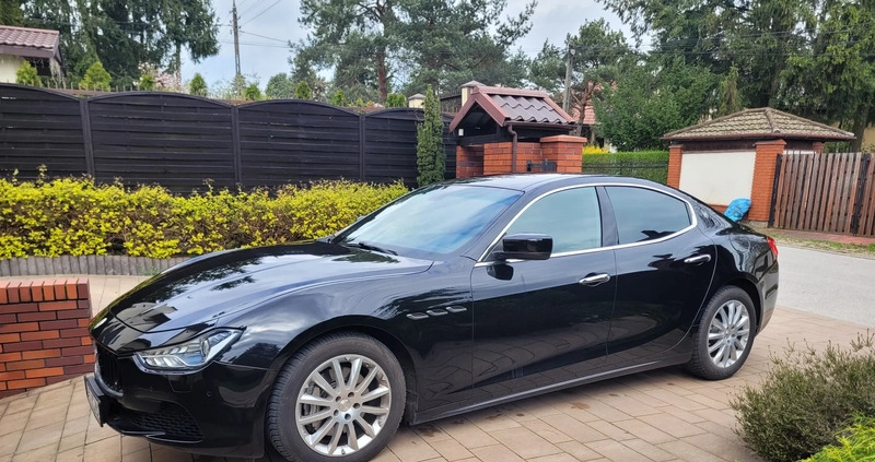 Maserati Ghibli cena 95000 przebieg: 130000, rok produkcji 2014 z Piaseczno małe 211